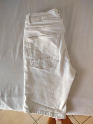 Jeans bianchi e blu uomo Pull&Bear taglia M