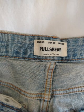 Jeans bianchi e blu uomo Pull&Bear taglia M