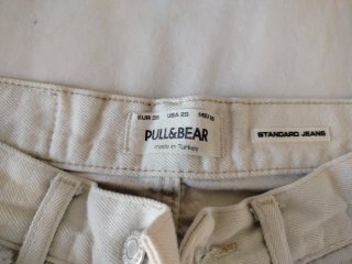Jeans bianchi e blu uomo Pull&Bear taglia M