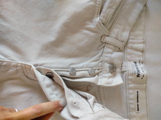Jeans bianchi e blu uomo Pull&Bear taglia M