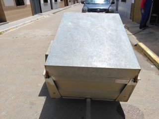 Remolque coche metálico