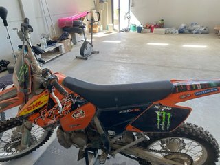 KTM 250 Enduro/Motocross Naranja