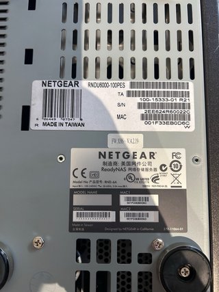 NAS Netgear ReadyNAS RNDU6000-100PES