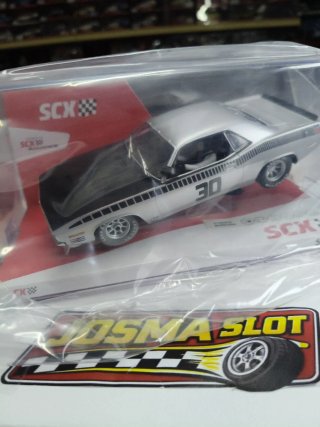 Scalextric Plymouth Barracuda cuda silver
