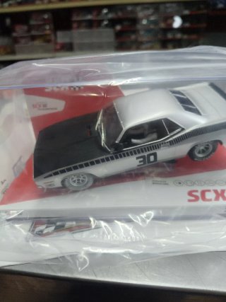 Scalextric Plymouth Barracuda cuda silver