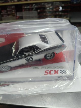 Scalextric Plymouth Barracuda cuda silver