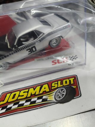 Scalextric Plymouth Barracuda cuda silver
