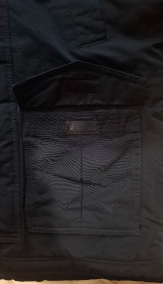 Abrigo Parka Hollister Azul Marino con Capucha