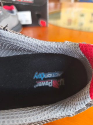 Zapatos Seguridad U Power T45 Gris/Rojo
