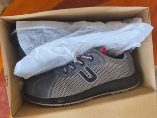 Zapatos Seguridad U Power T45 Gris/Rojo