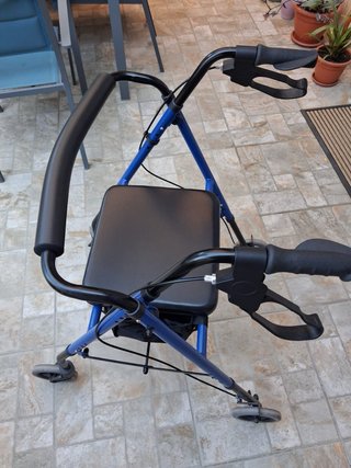 Andador Carro Plegable Azul
