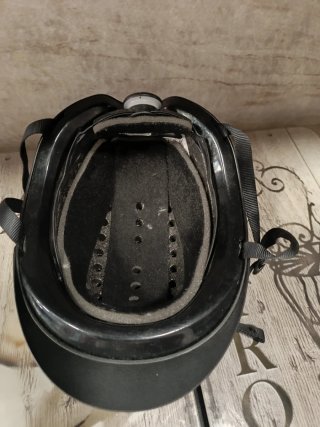 Casco hípica infantil negro