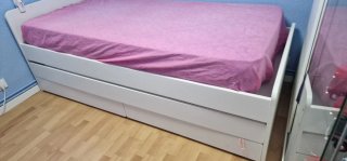 Estructura Cama IKEA BRIMNES Blanca