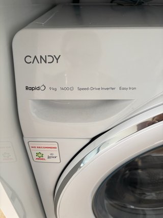 Lavadora Candy RapidO 9kg