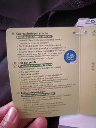Transportín para coche de perro