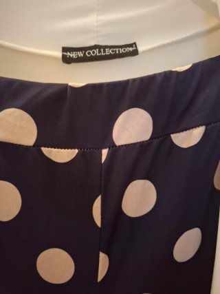 Pantalón lunares y Kimono blanco talla única
