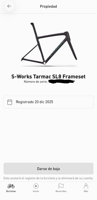 Bici Specialized S-Works SL8 2026 Ultegra Di2