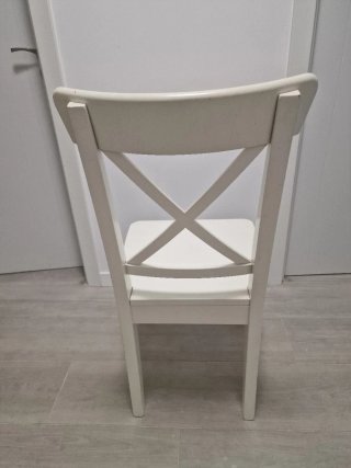Silla Ikea ROSENTORP Blanca