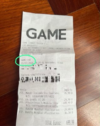 Consola PlayStation 5 (1TB) (NUEVA con Ticket)