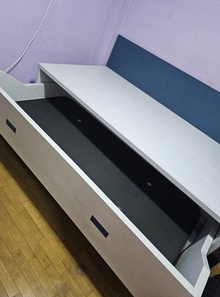 Cama nido con cajones de melamina
