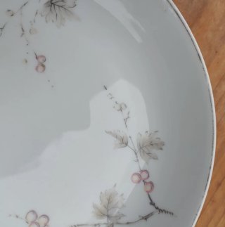 Plato Bidasoa Vintage con Detalles Oro 18