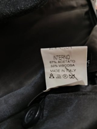 Cappotto uomo Giorgio Valentino nero classico