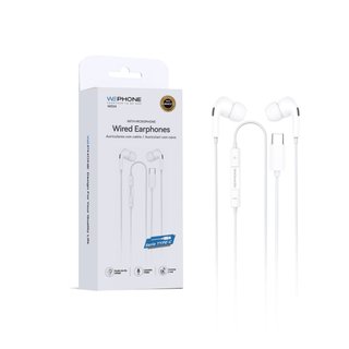 Auriculares WEPHONE WE04 In-Ear USB-C Blancos