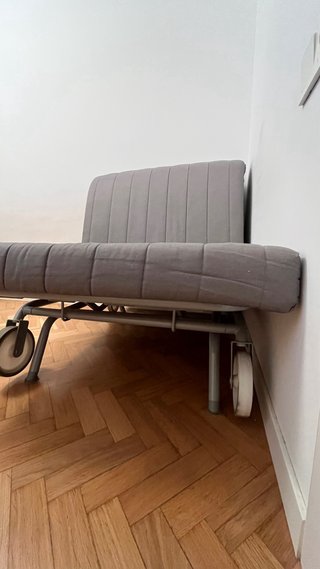 Sillón-cama individual Ikea gris