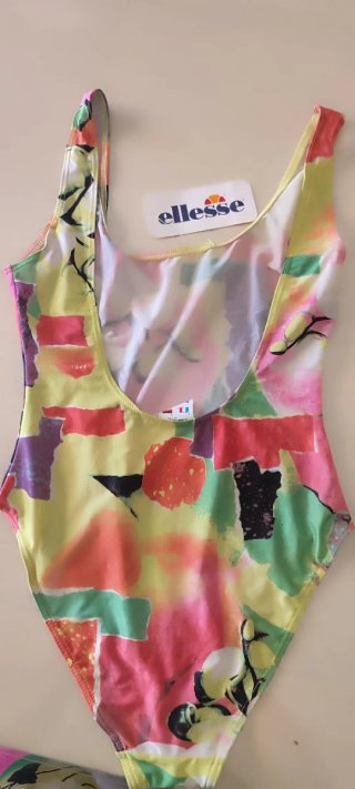 Costume intero donna Ellesse fantasia floreale