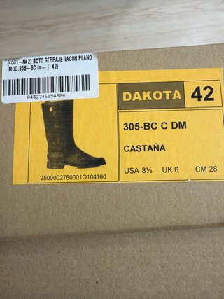 Botas Valverde del Camino Tacon Plano Talla 42