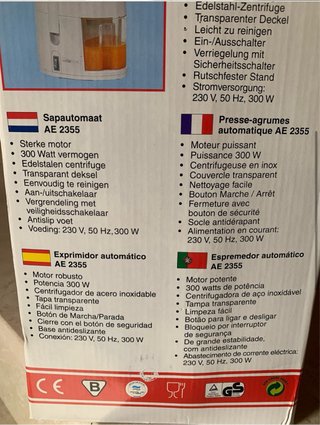 EXPRIMIDOR AUTOMÁTICO