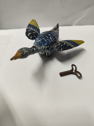 Giocattolo latta URSS anni '50 uccello