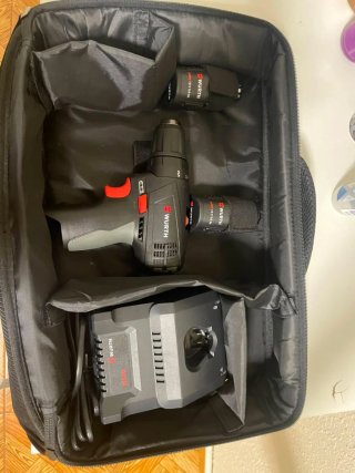 Taladro Atornillador Wurth 12V + Cargador + Baterí