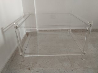 Mesita de salón cristal