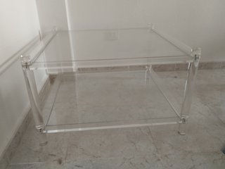 Mesita de salón cristal