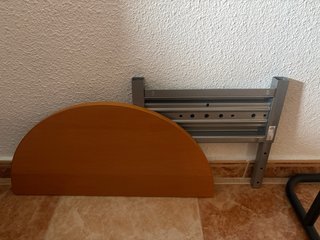 Tablero Mesa Galant Ikea Marrón/Gris