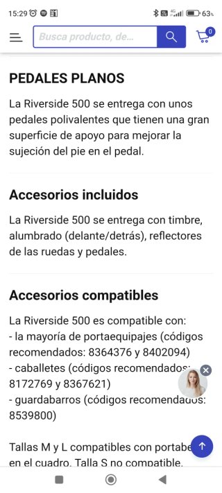 Bicicleta Riverside 500 Decathlon