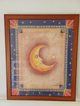 Set 2 Cuadros Sol y Luna