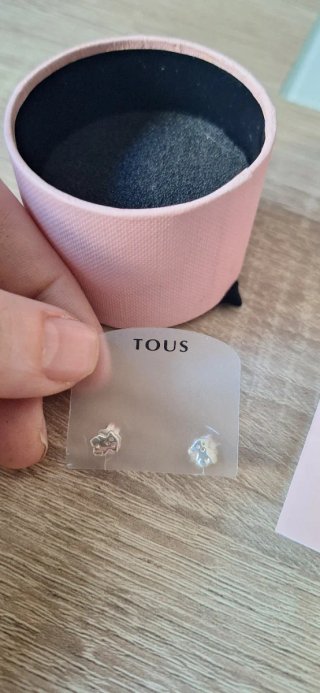 Pendientes Tous Oso Plata