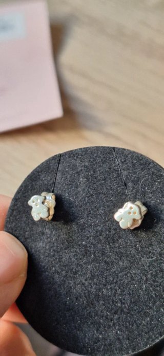 Pendientes Tous Oso Plata