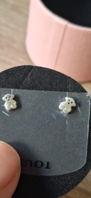 Pendientes Tous Oso Plata