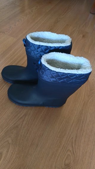 Botas de agua forradas para niño/niña
