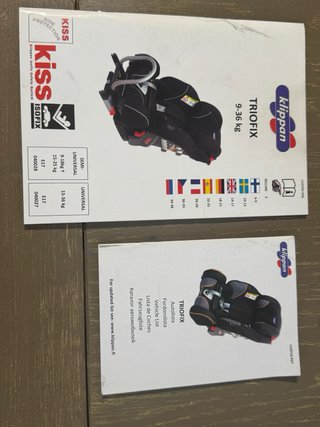 Silla coche Klippan Triofix 9-36kg