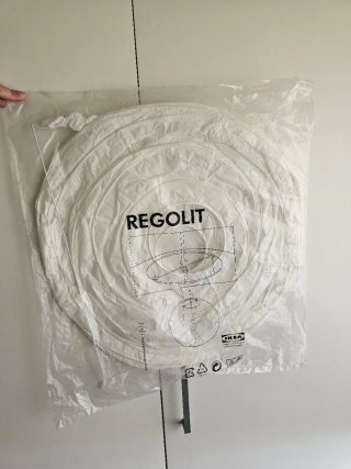 Lote IKEA HOLMÖ + Pantalla REGOLIT