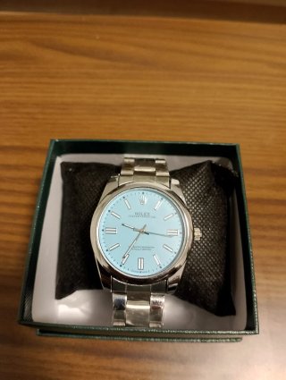 Orologio blu da uomo