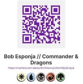 Mazo Commander Bob Esponja Legendarias EDH