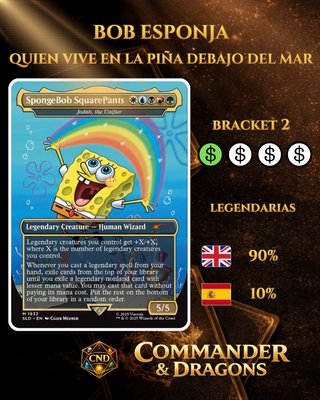 Mazo Commander Bob Esponja Legendarias EDH