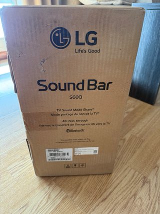 Barra de sonido LG SoundBar S60