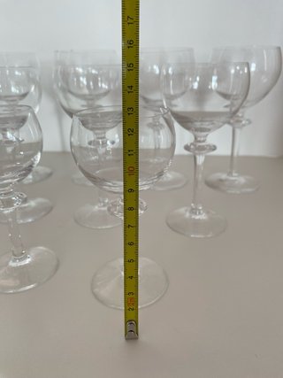 Copas vino cristal Bohemia vintage