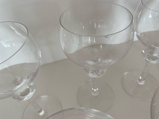 Copas vino cristal Bohemia vintage